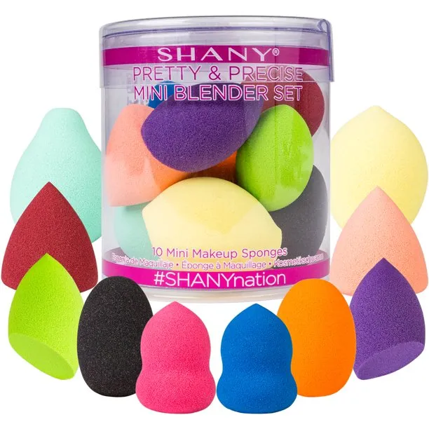 SHANY Pretty & Precise Mini Blender Set, 10/pack