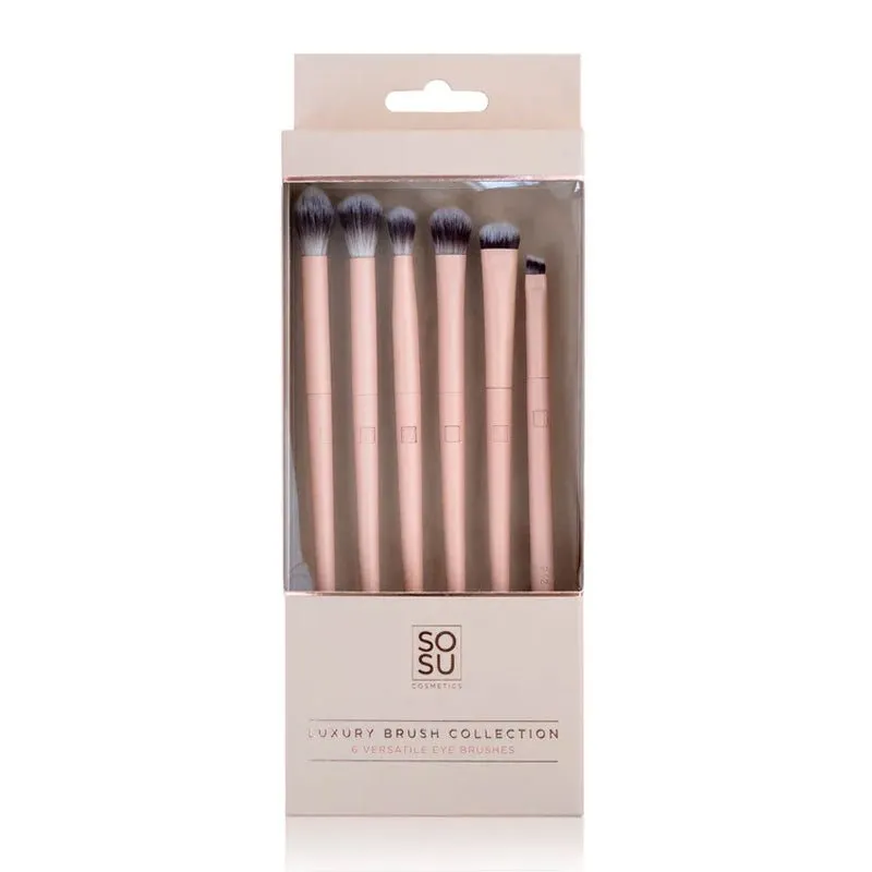 SOSU Cosmetics Luxury Brush Collection 6 Versatile Eye Brushes