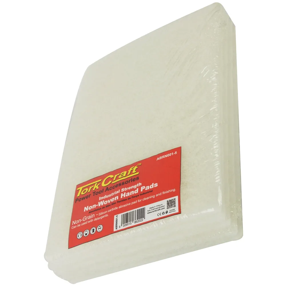 Tork Craft | Pad Non-Woven Industrial Strength 150x230mm Non-Grain White 5Pc